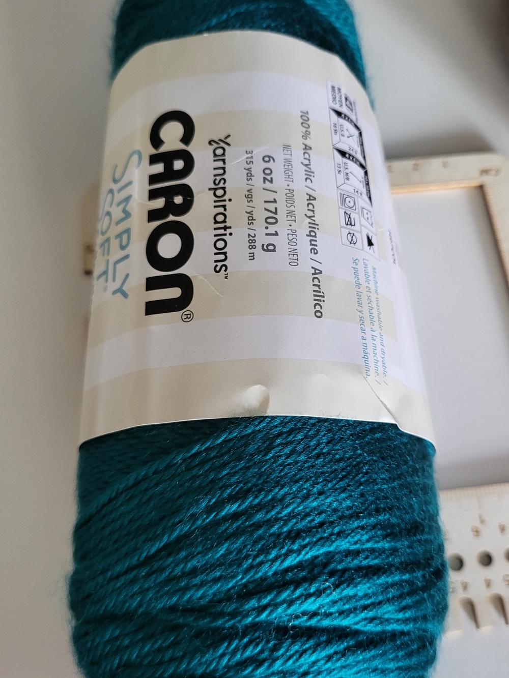 Caron Simply Soft Acrylic Yarn - Teal